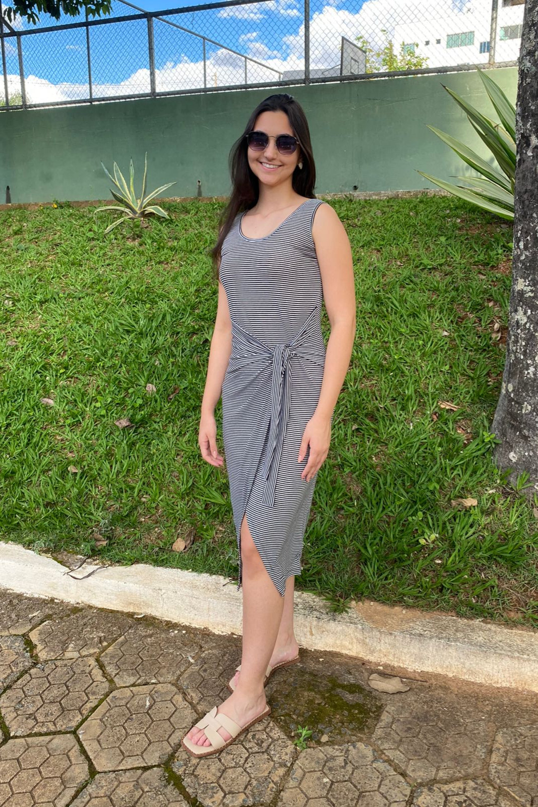 Vestido Fátima trespassado