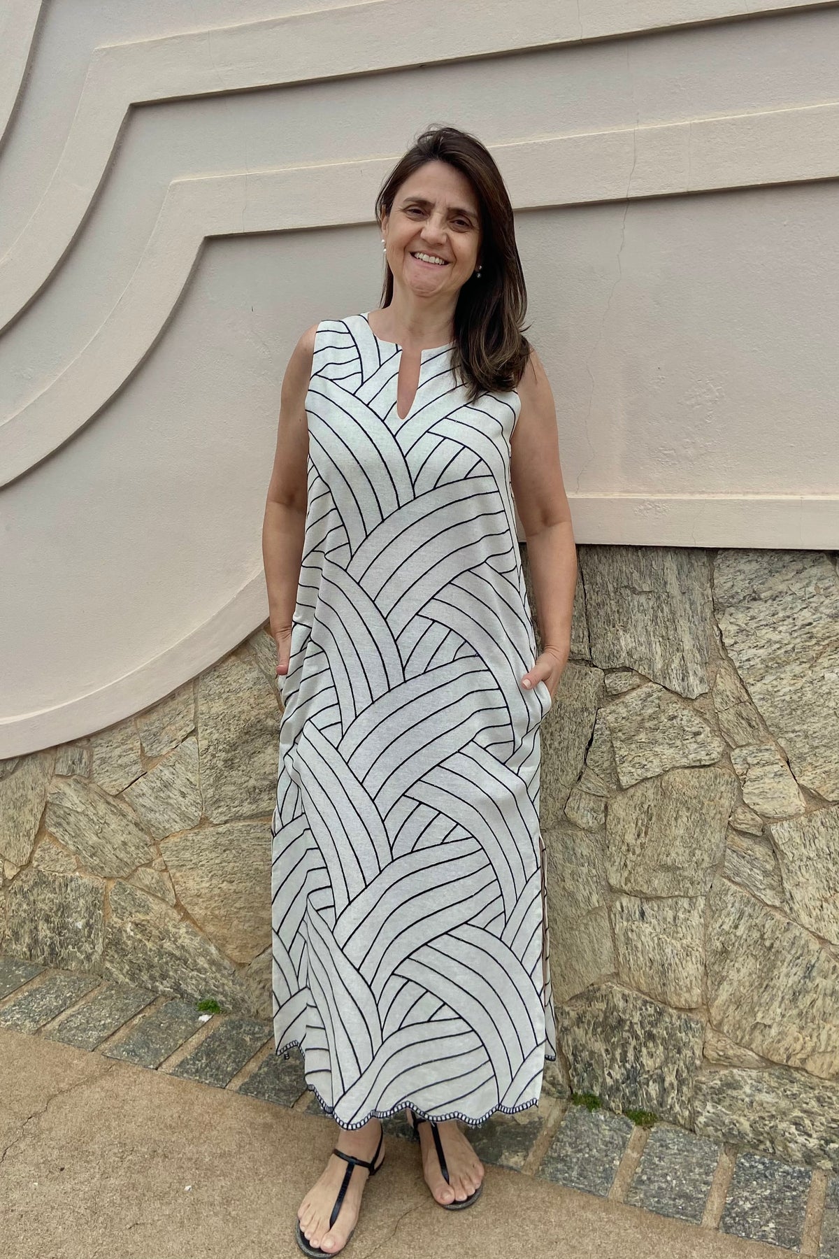 Vestido midi Carla