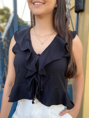 Blusa babado Nina