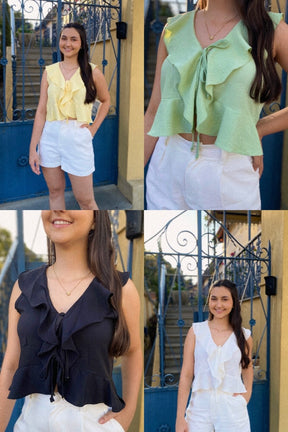 Blusa babado Nina